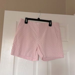 NWOT Banana Republic pink lace short size 16